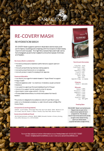 RE-COVERY MASH 20KG