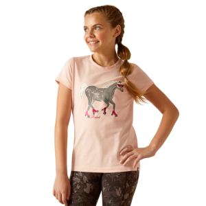 T-SHIRT ROLLER PONY ROSE