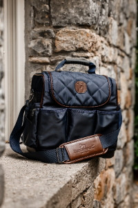 GROOMING BAG SIGNATURE NAVY