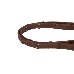 TYGEL GUMMI MED STOP SIGNATURE BRUN