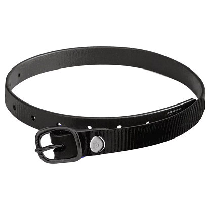 BIOTHANE GLOSSY 45 CM SVART