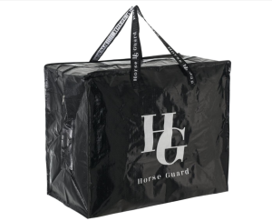 STALLPÅSE MED BLIXTLÅS SVART