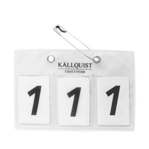 NUMMERLAPP 3 SIFFRIG MED SÄKERHETSNÅL