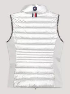 VÄST PUFFER SILVER