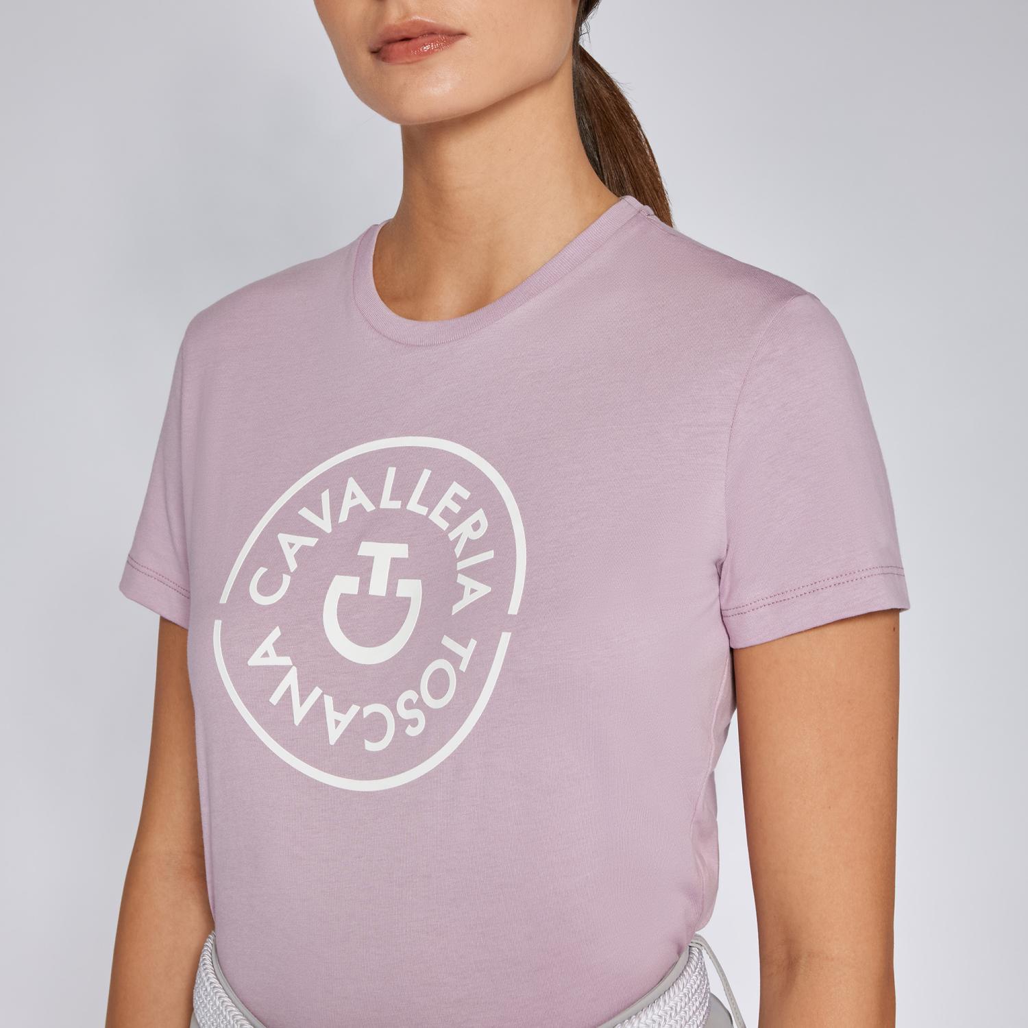 T-SHIRT DOUBLE ORBIT PALE MAUVE