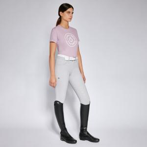 T-SHIRT DOUBLE ORBIT PALE MAUVE