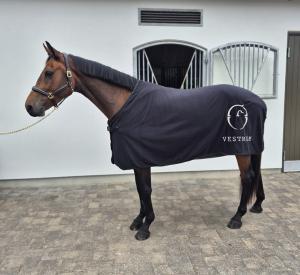 TÄCKE FLEECE VICENZA BLACK