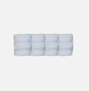 FLEECE BANDAGE PEARLS WHITE