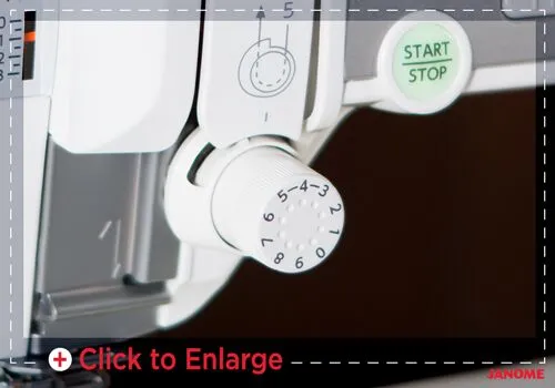 Mekanisk trådspänningsratt på Janome 6700P