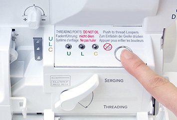 ExtraordinAir motordriven luftträdning på Baby Lock Aspire