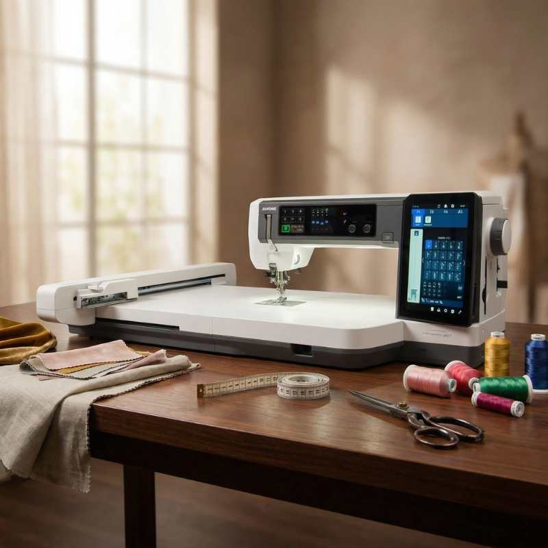 Janome 6700 i ljus ateljémiljö