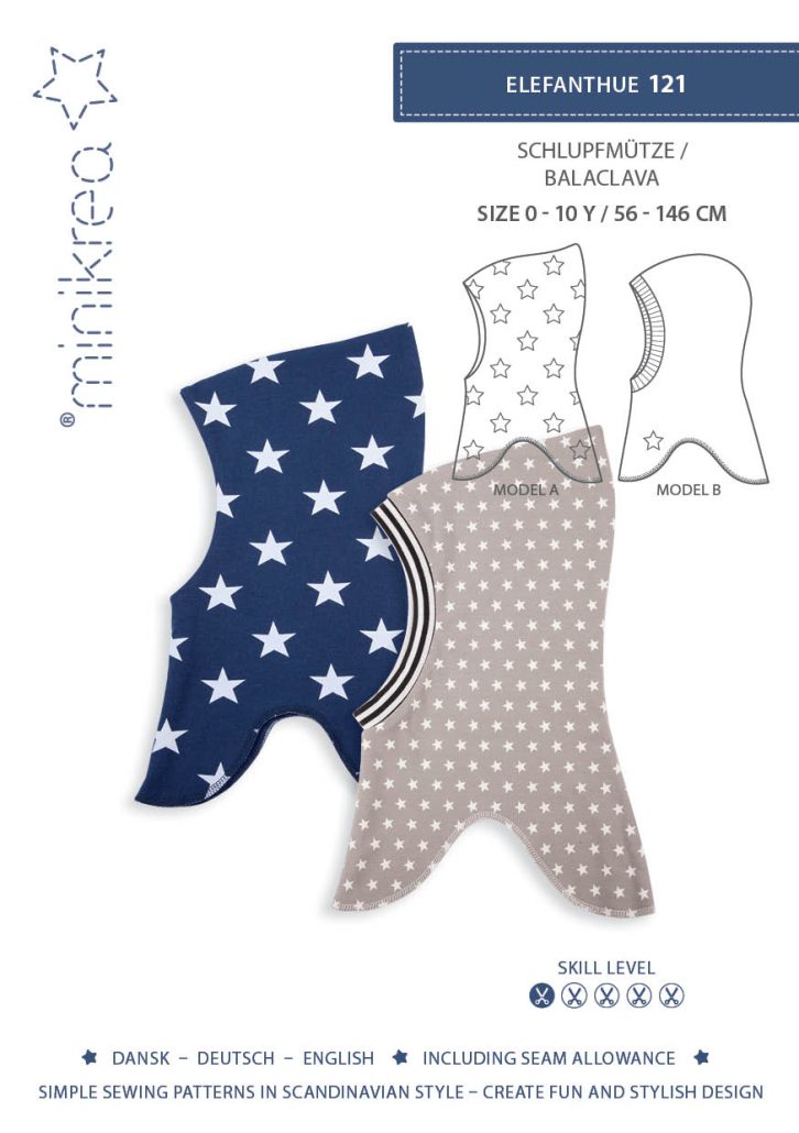 Minikrea 121 Elefantmössa / Balaclava