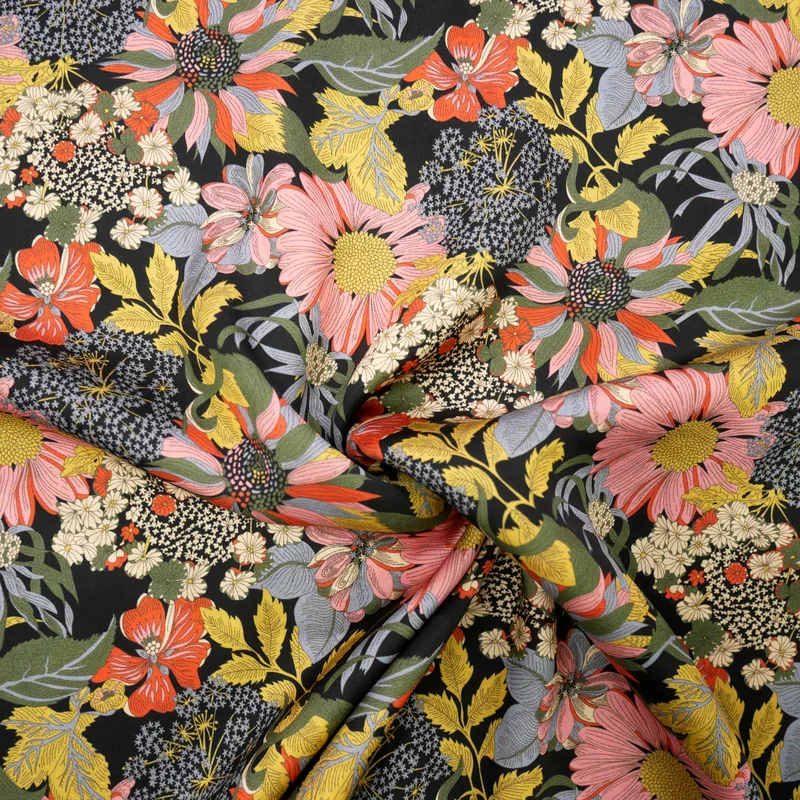 Angelica Garla svart Bickington Viskos Liberty Fabrics