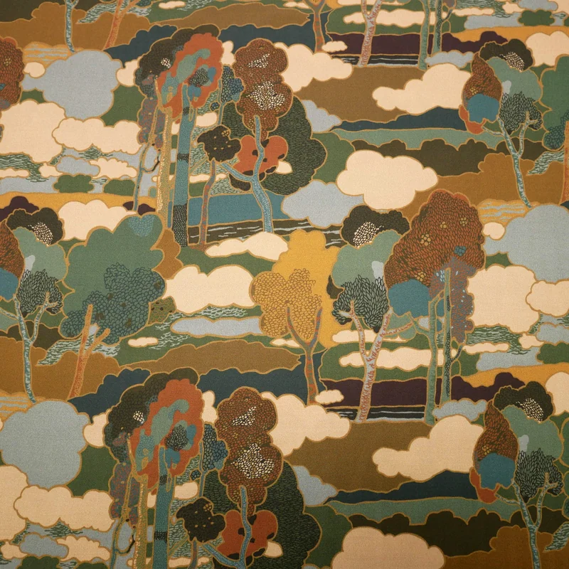 Prospect Road skogsgrön Bickington Viskos Liberty Fabrics