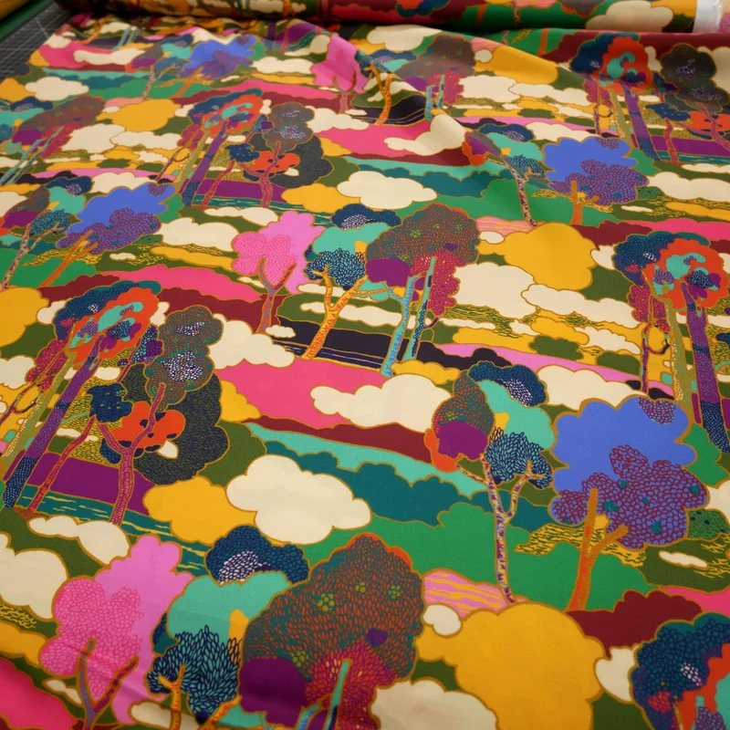 Prospect Road flerfärgad Bickington Viskos Liberty Fabrics