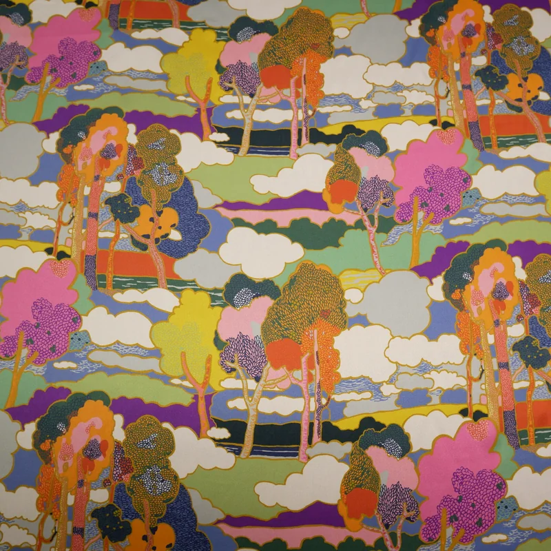Prospect Road flerfärgad Belgravia Silke Liberty Fabrics