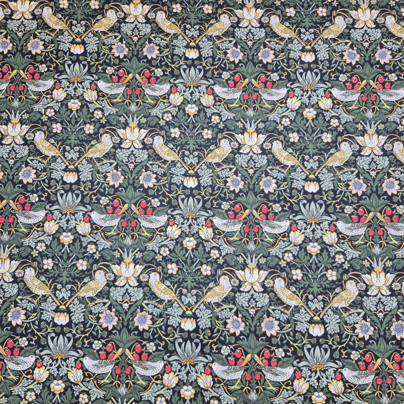Strawberry Thief grön Tana Lawn™ Liberty Fabrics