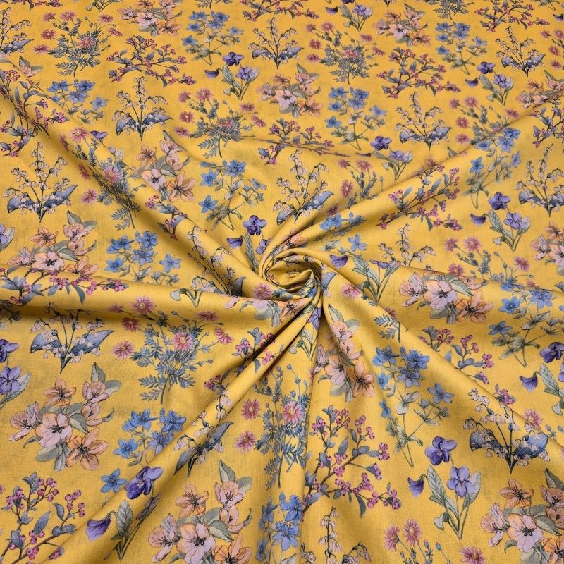 Floral gul Tana Lawn™ Liberty Fabrics