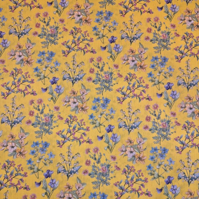 Floral gul Tana Lawn™ Liberty Fabrics