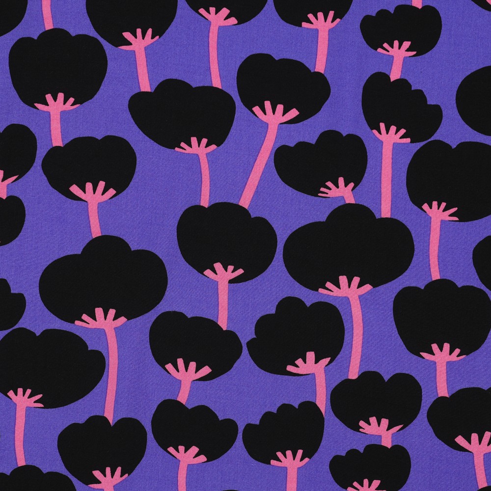 Lenzing Ecovero Viskos Poppies Nerida Hansen Lila