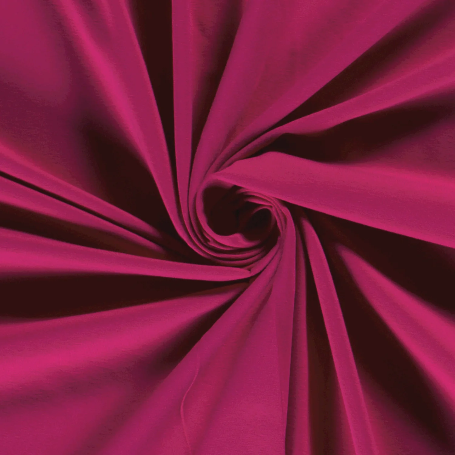 Bomullstrikå enfärgad Cerise, 240 g/m²