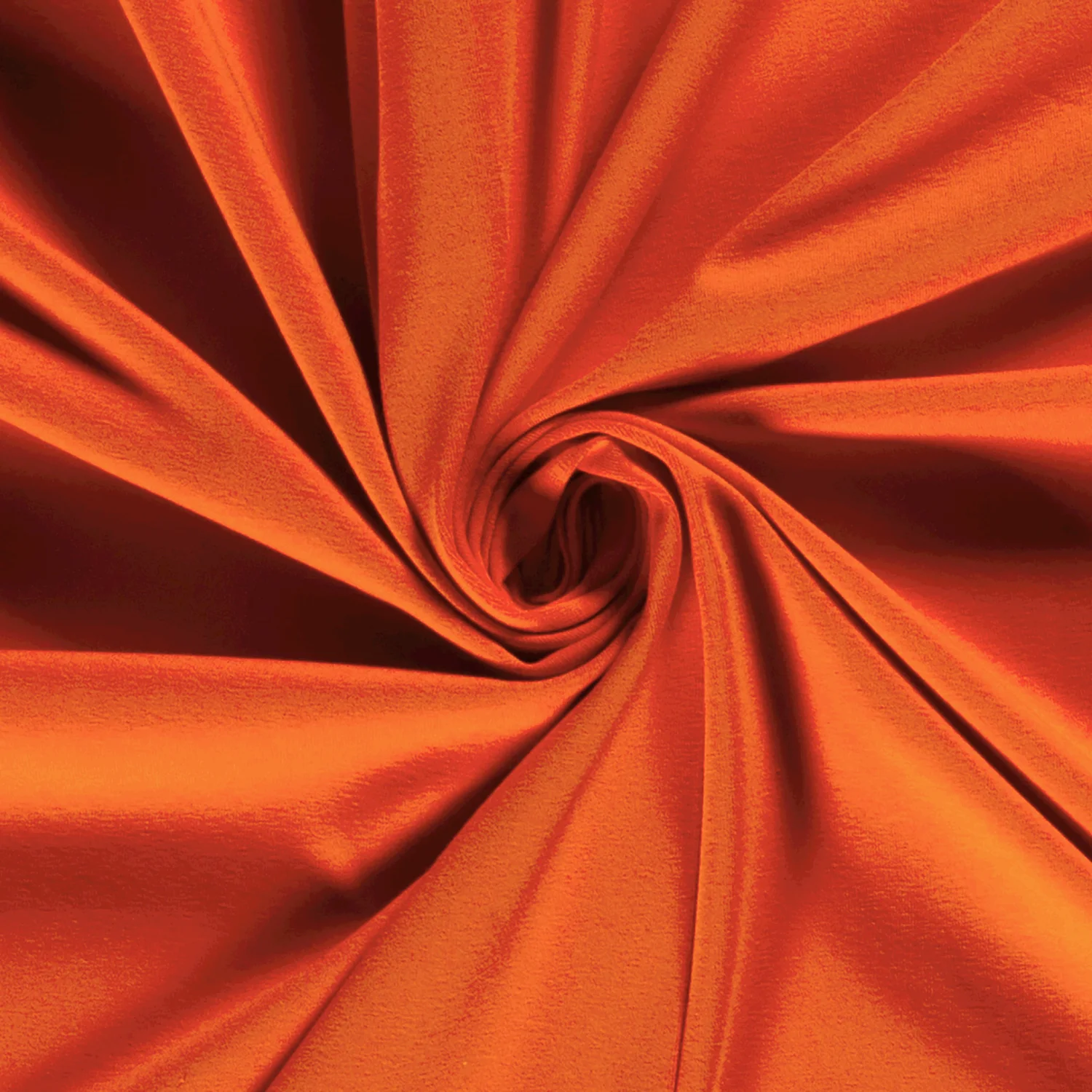 Bomullstrikå enfärgad Orange, 240 g/m²