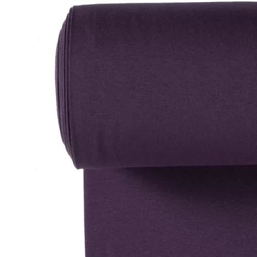 Muddväv Mörklila, 270 g/m²