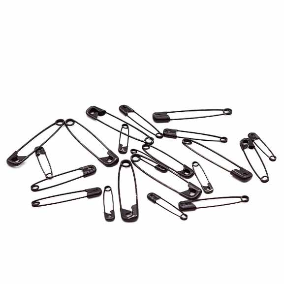 Säkerhetsnålar Svarta