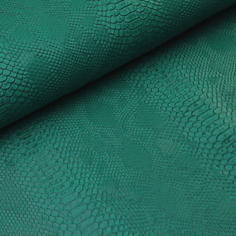 Fuskläder ormskinn, turkosgrön