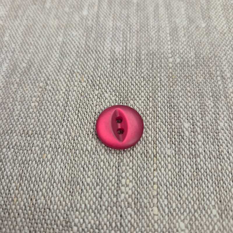 Kattögaknapp 15 mm - Cerise