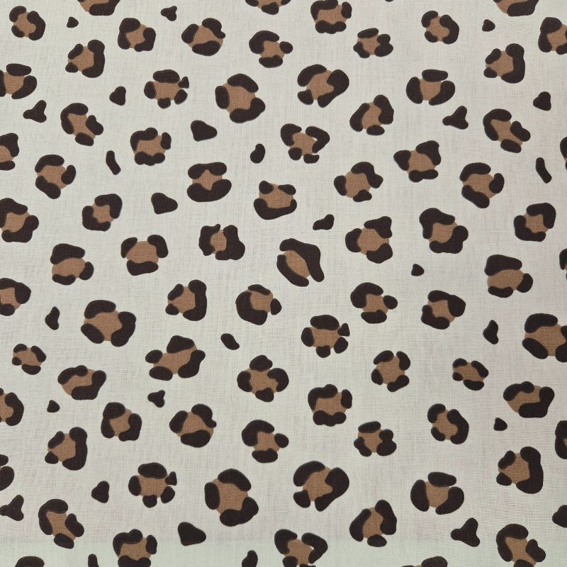 Bomullsväv Leopardmönstrad