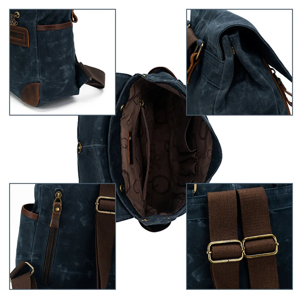 Della Q Makers Canvas backpack