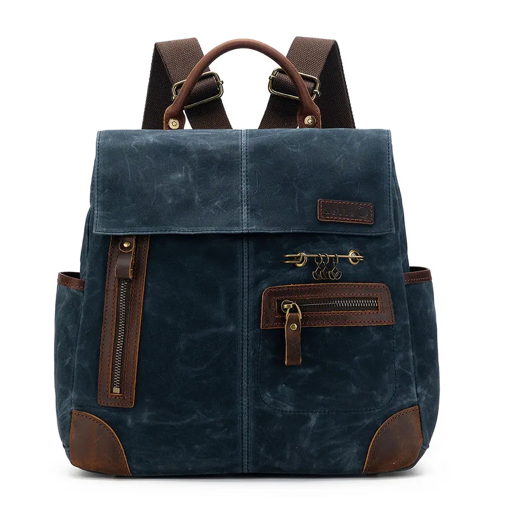 Della Q Makers Canvas Backpack - blå