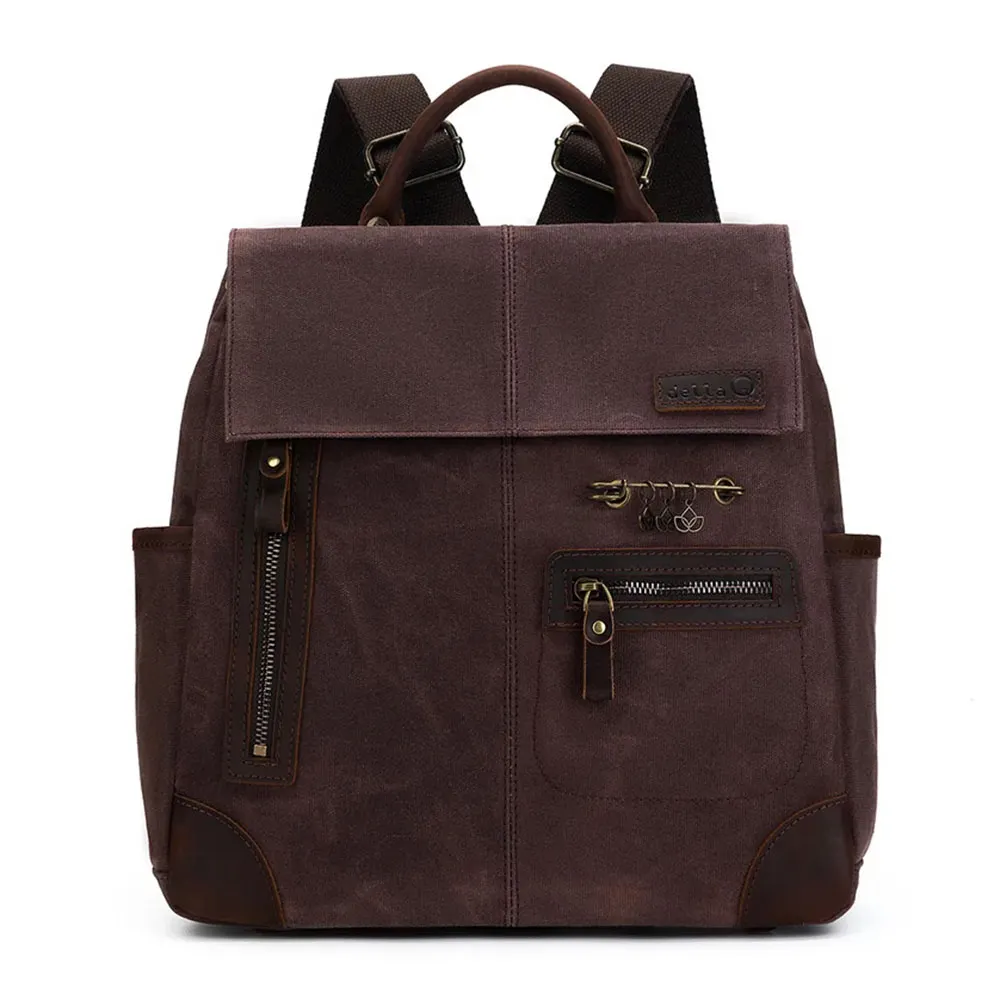 Della Q Makers Canvas Backpack - kakao