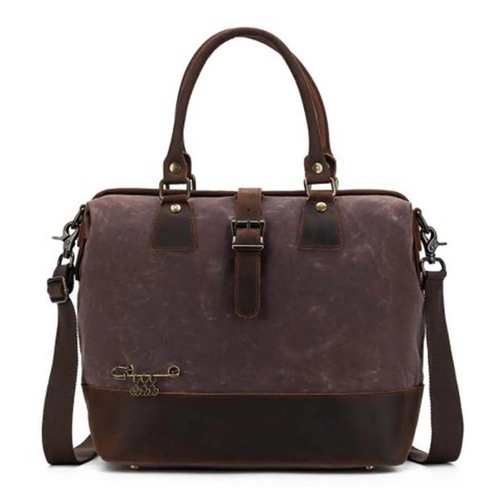Della Q Makers Satchel Canvas - kakao