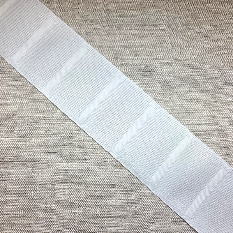 Veckband 70 mm, oblekt bomull/polyester, 3,1 m