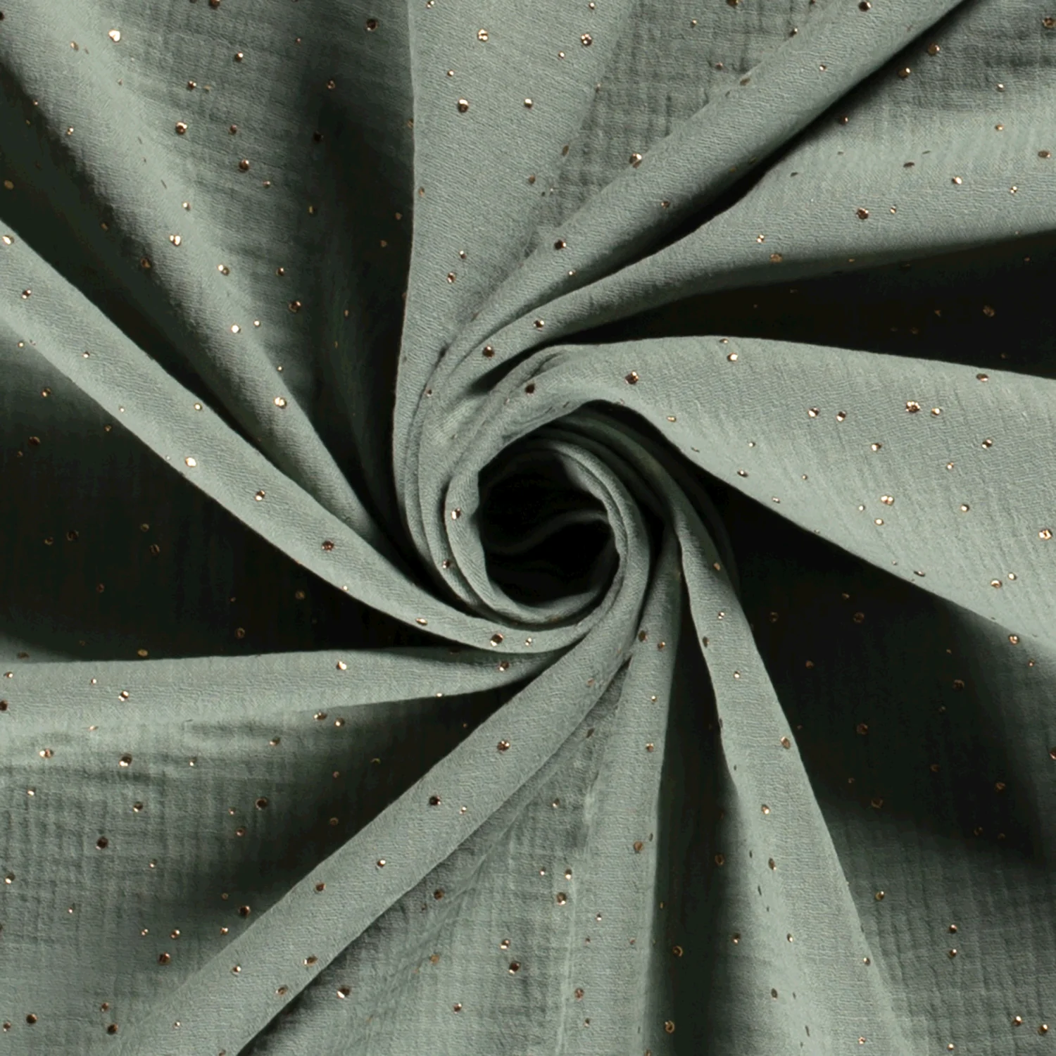 Muslin med prickar, Dusty mint