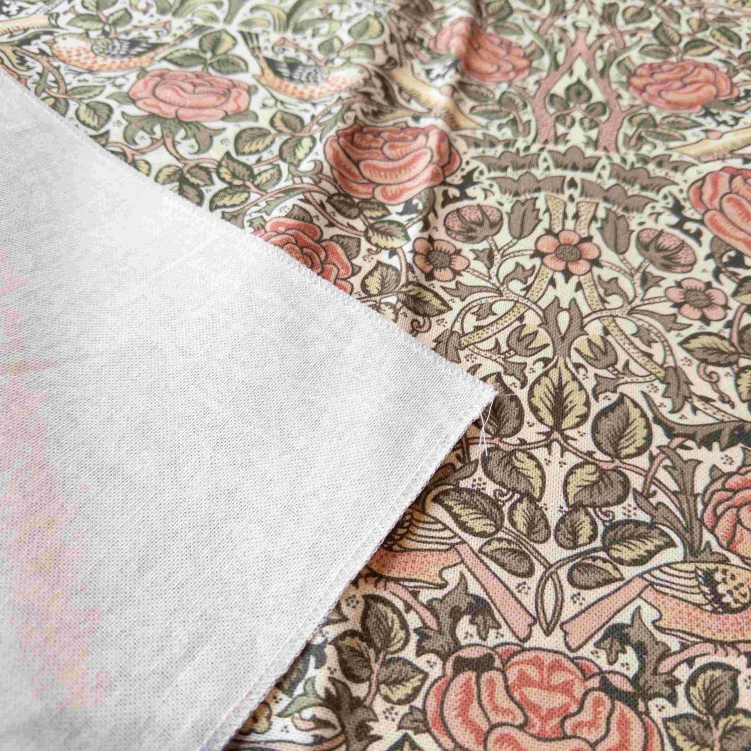 Pastellblommor och fåglar Canvas