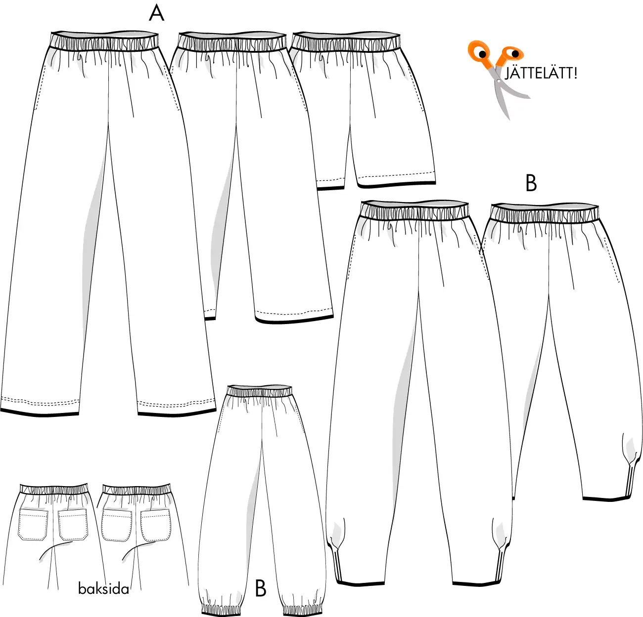 Milou - Byxor, shorts