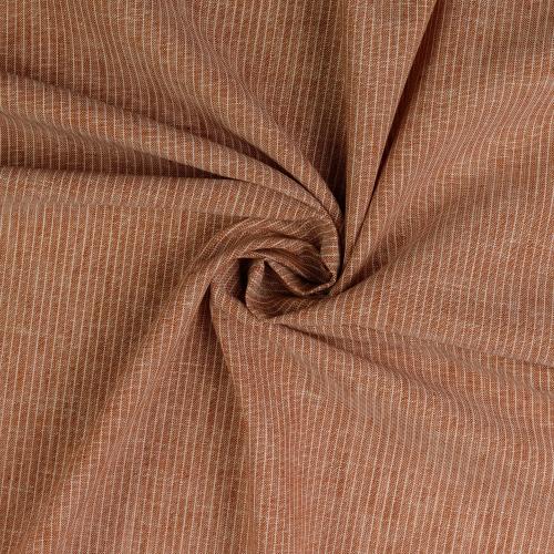 Halvlinne Chambré smalrand Brun, 160 g/m²