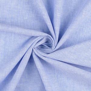 Halvlinne Chambré smalrand - Denimblå