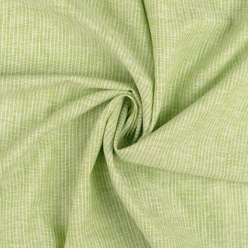Halvlinne Chambré smalrand Ferngrön, 160 g/m²
