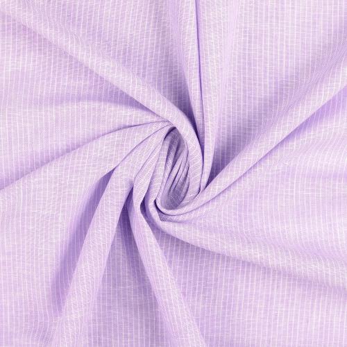 Halvlinne Chambré smalrand Lila, 160 g/m²