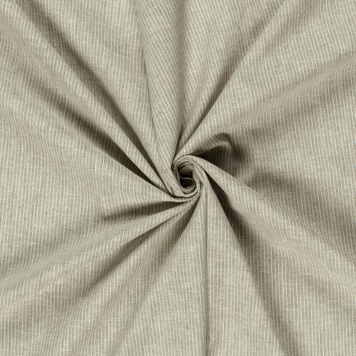 Halvlinne Chambré smalrand Khakigrön, 160 g/m²