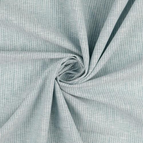 Halvlinne Chambré smalrand Mörk mint, 160 g/m²