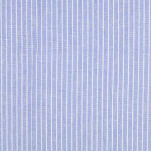 Halvlinne Chambré rand - Denimblå