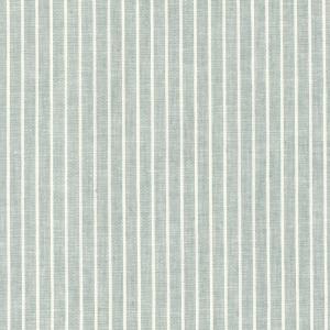 Halvlinne Chambré rand - Mörk mint