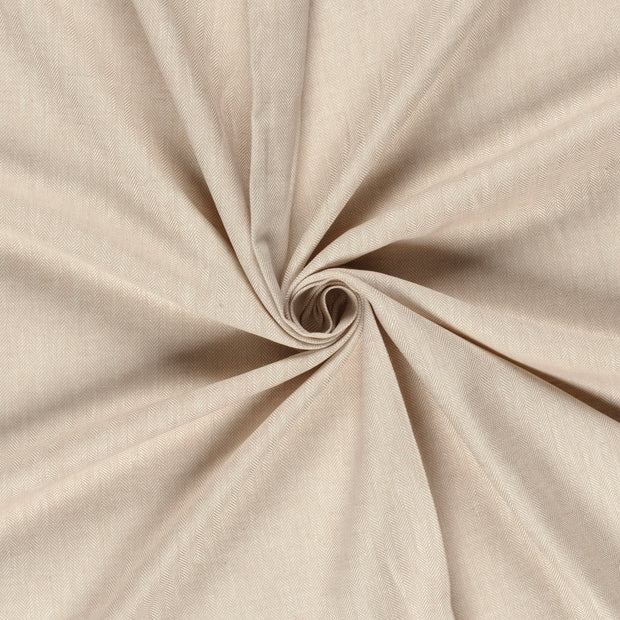 Halvlinne Chambré fiskben Beige, 160 g/m²