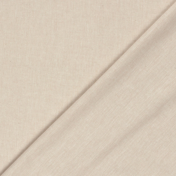 Halvlinne Chambré fiskben Beige, 160 g/m²