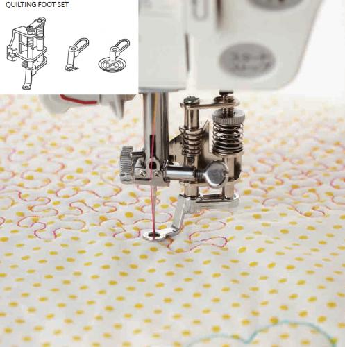 Frihandsquiltfot justerbar 3-i-1 Janome - Grupp 2